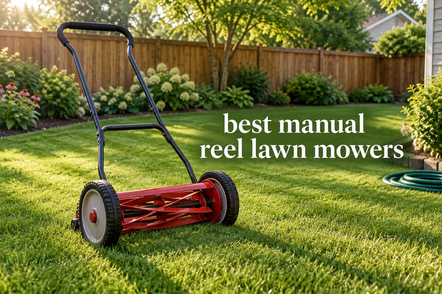 best manual reel lawn mowers