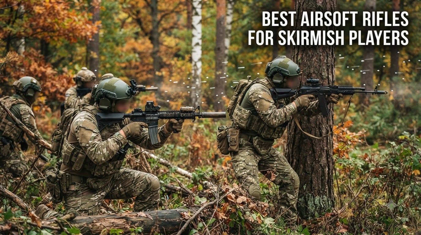 best airsoft rifles for skirmish players