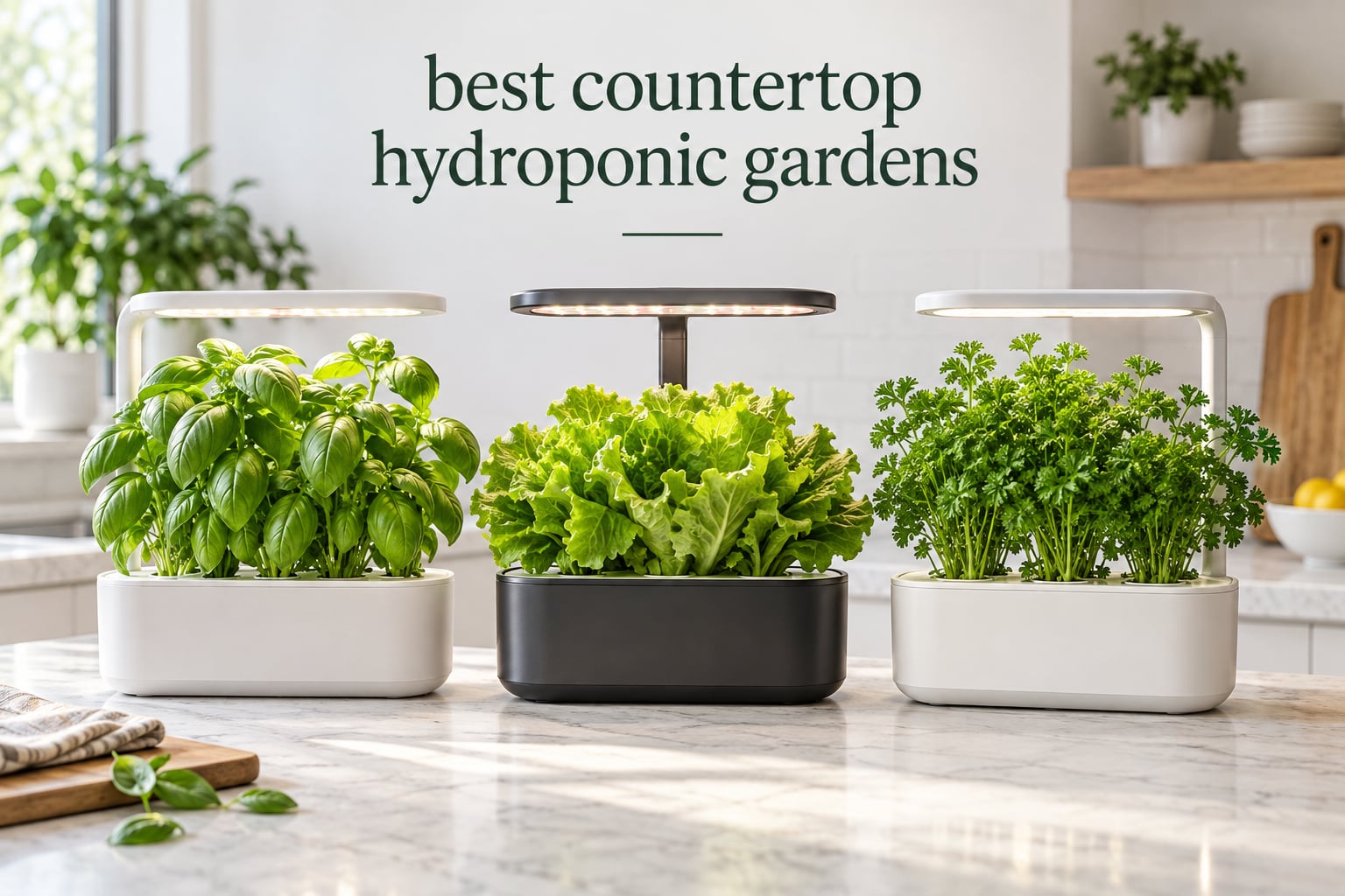 best countertop hydroponic gardens