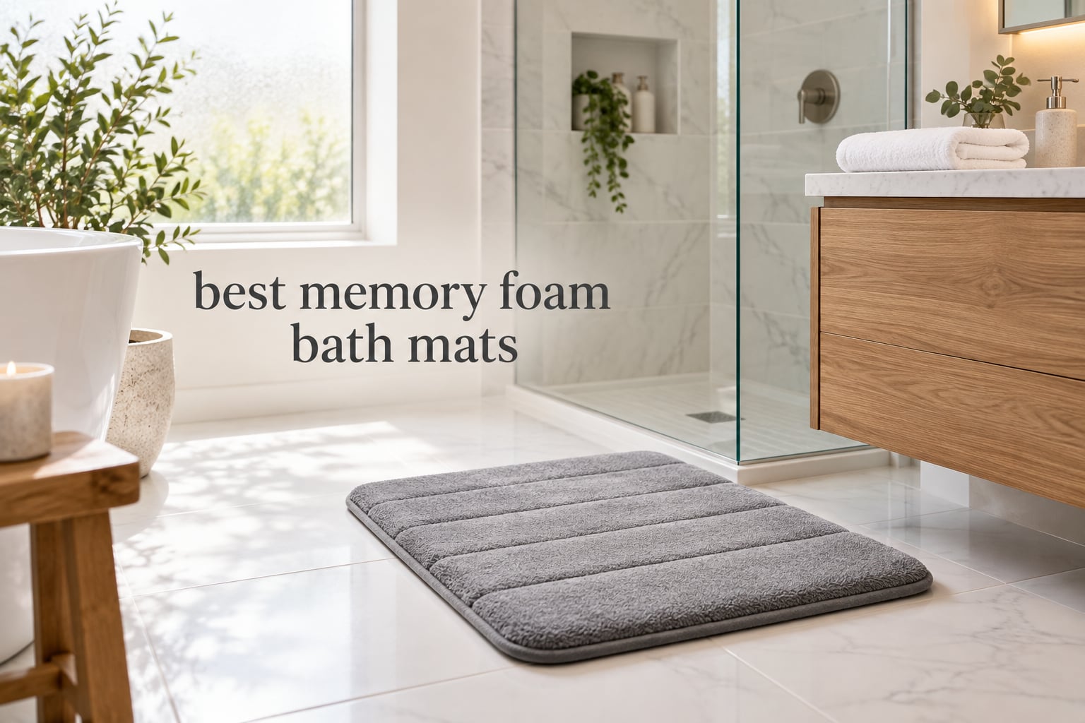 best memory foam bath mats