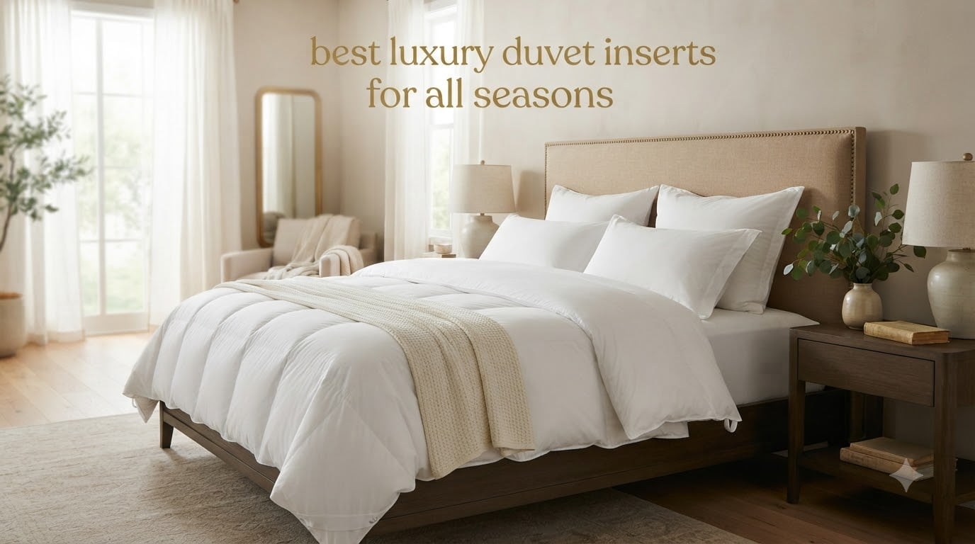 best luxury duvet inserts for all seasons