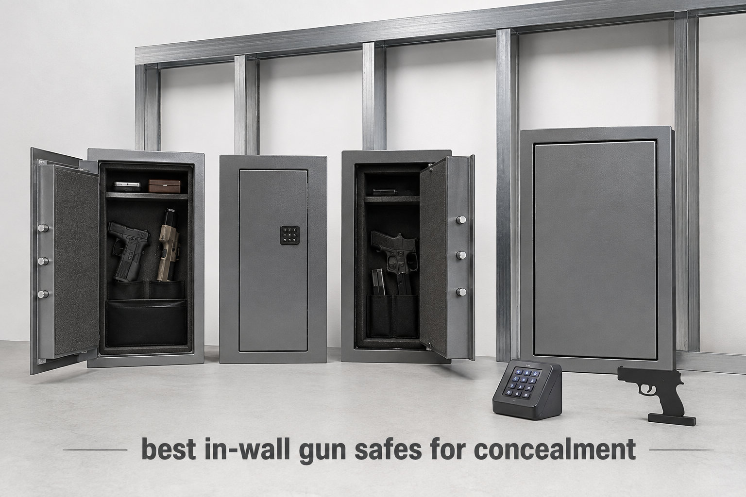 best in-wall gun safes for concealment
