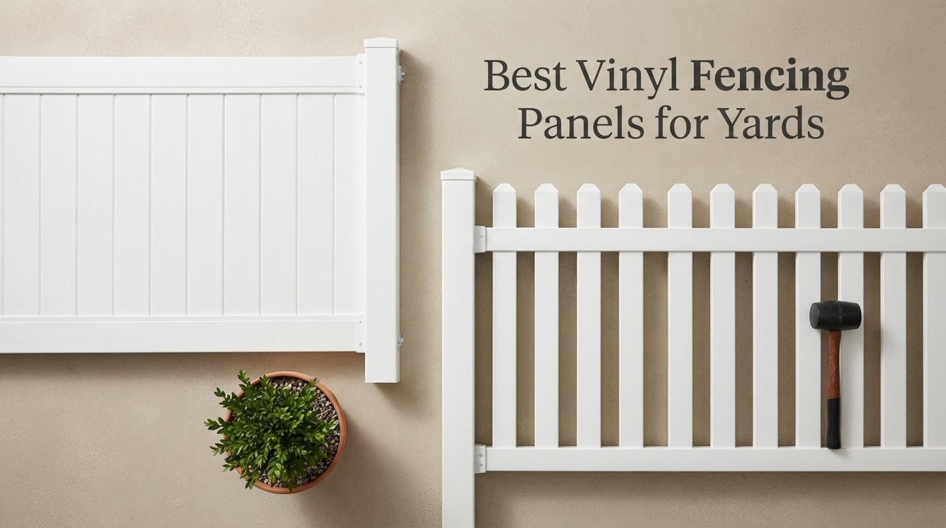 Best Vinyl Fencing Panels for Yards