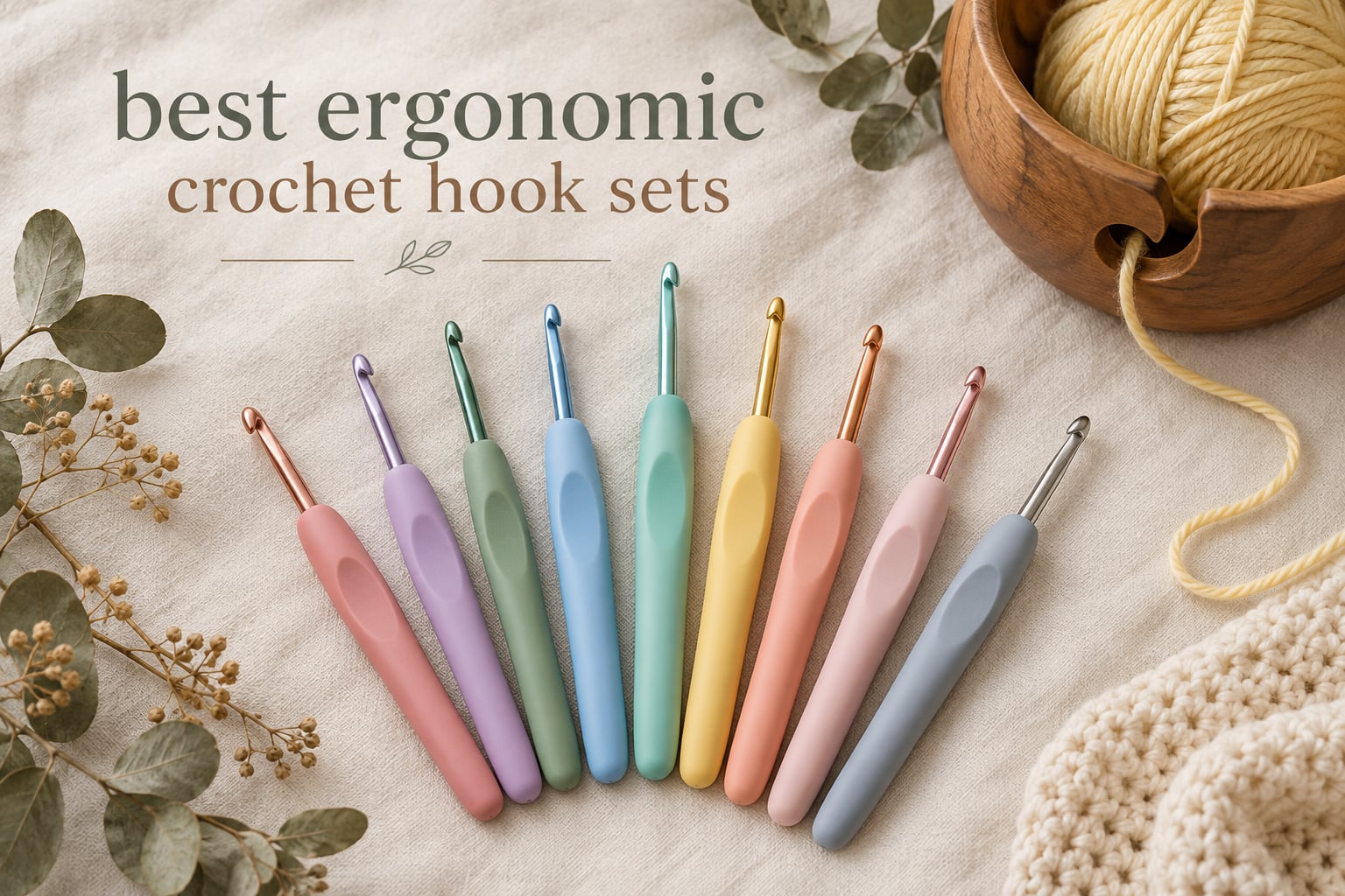 best ergonomic crochet hook sets