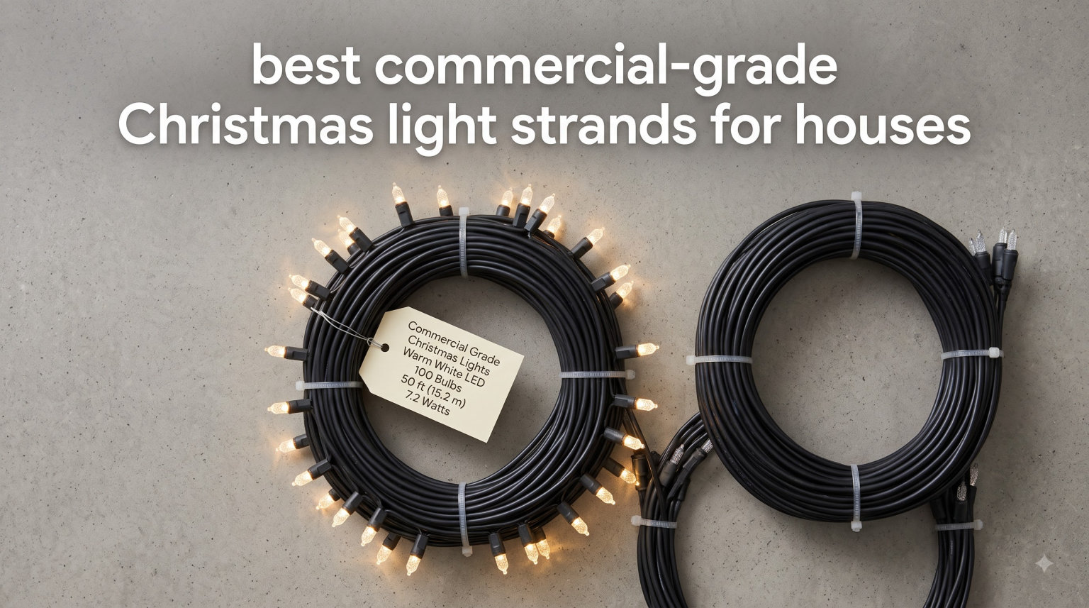 best commercial-grade Christmas light strands for houses