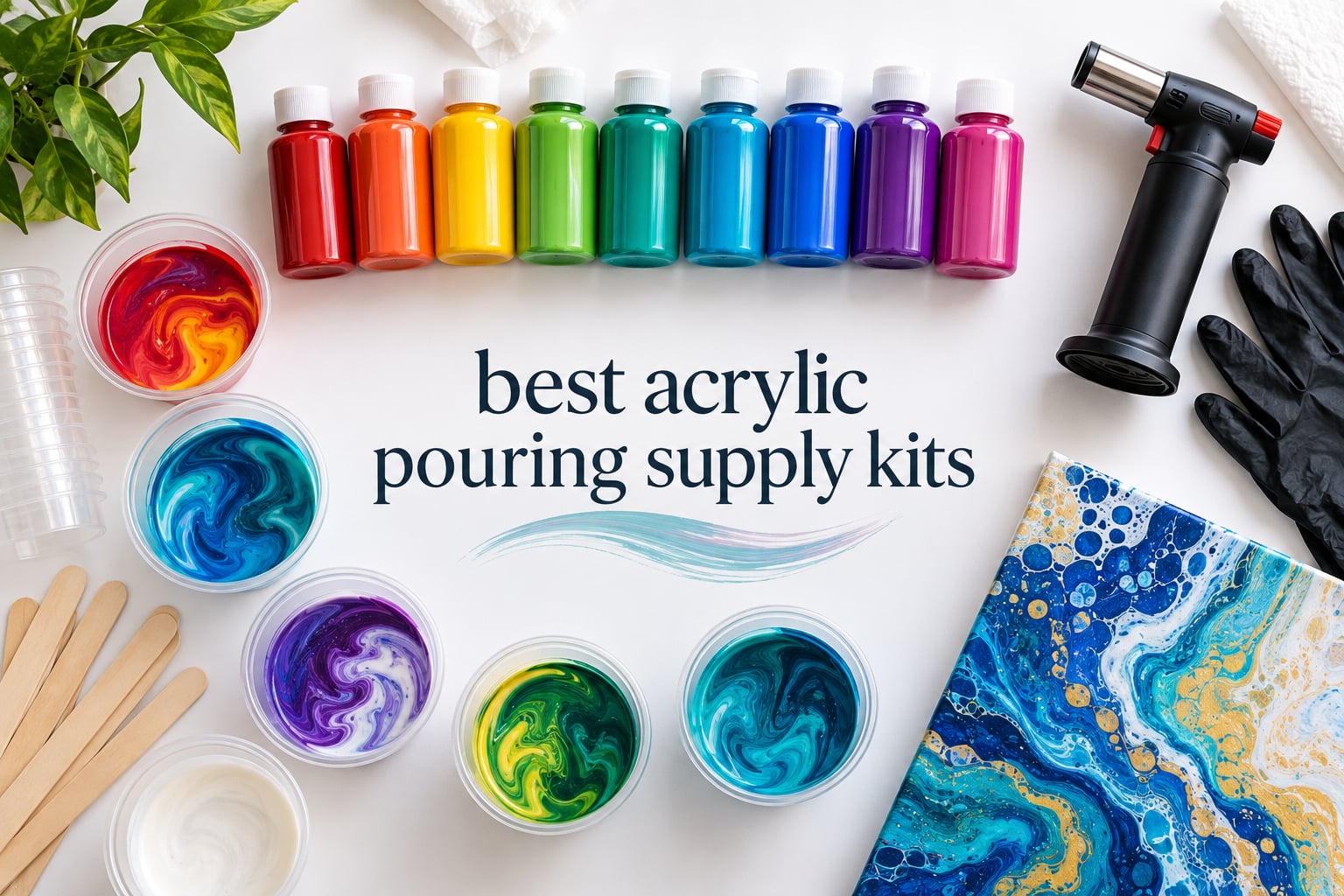 best acrylic pouring supply kits