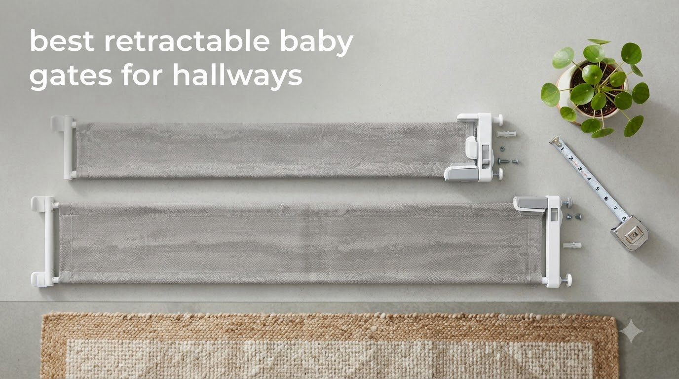 best retractable baby gates for hallways