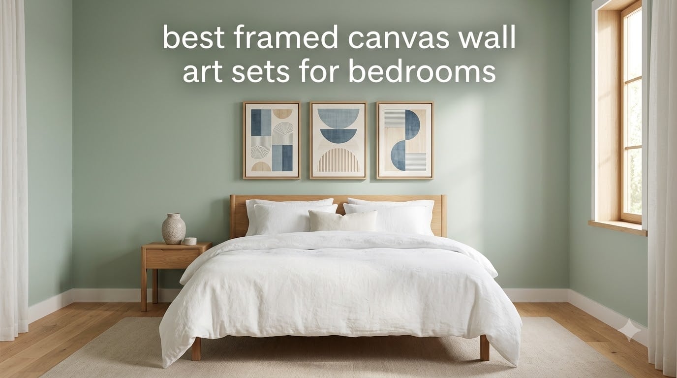 best framed canvas wall art sets for bedrooms