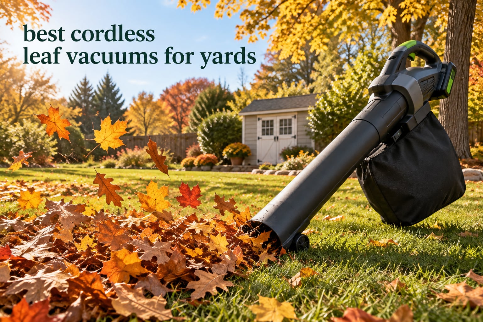 best cordless leaf vacuums for yards
