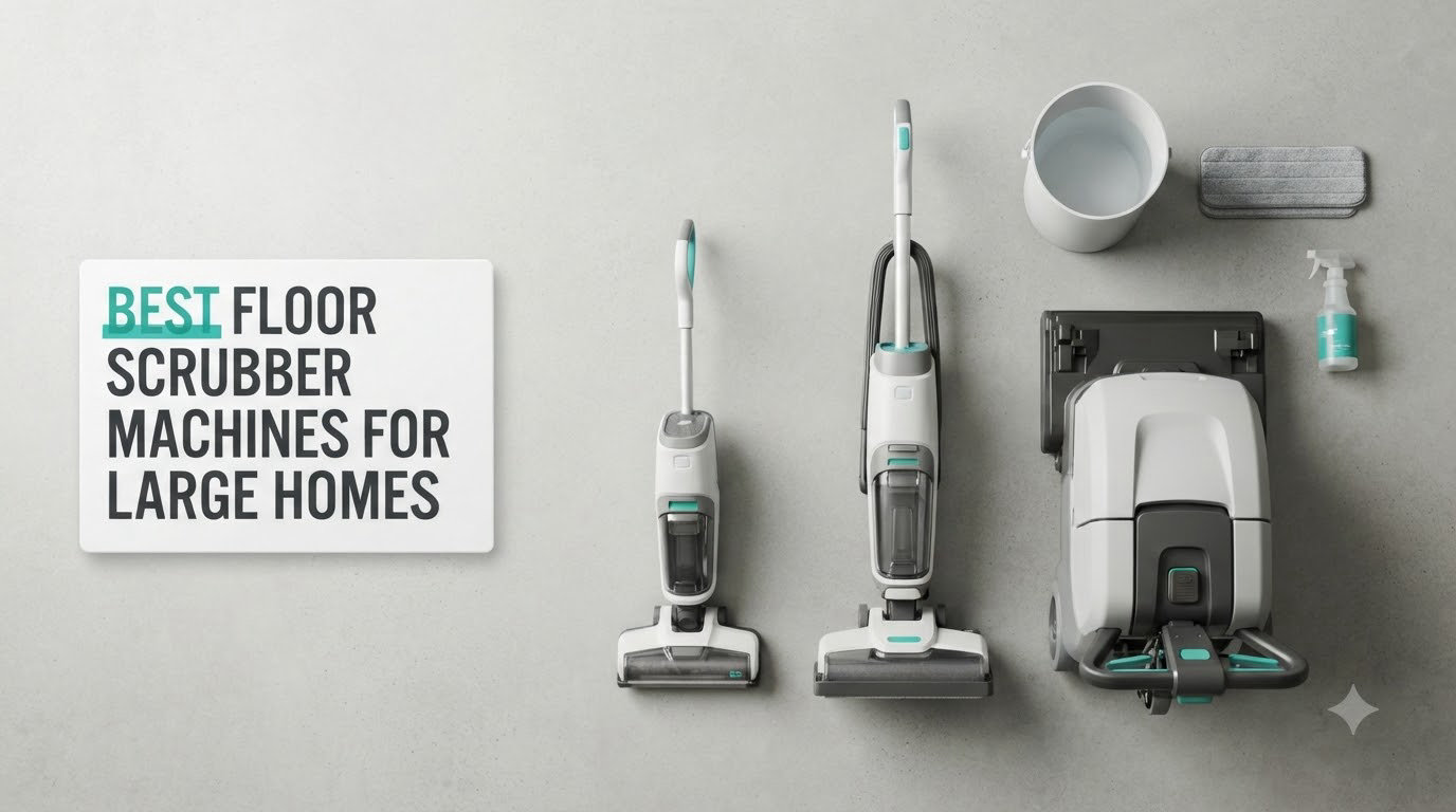 best floor scrubber machines for large homes