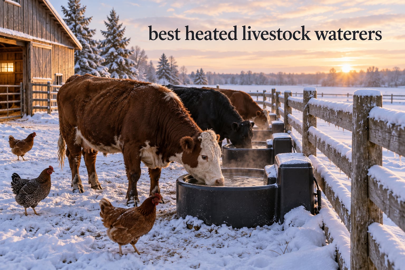 best heated livestock waterers