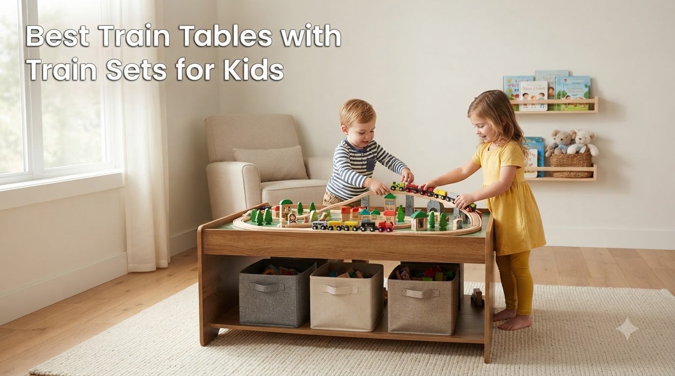 Best Train Tables with Train Sets for Kids