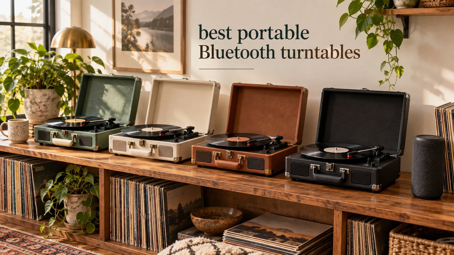 best portable Bluetooth turntables