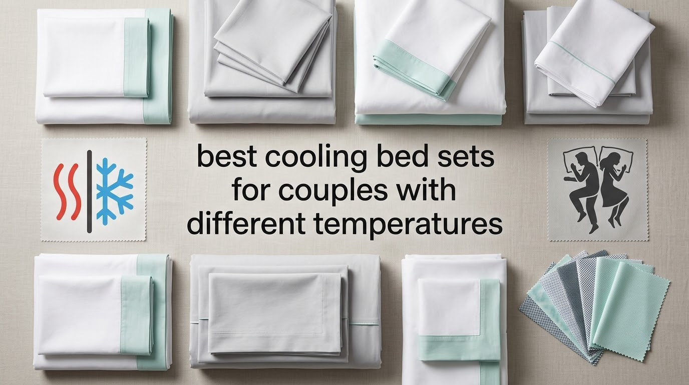 best cooling bed sets for couples with different temperatures