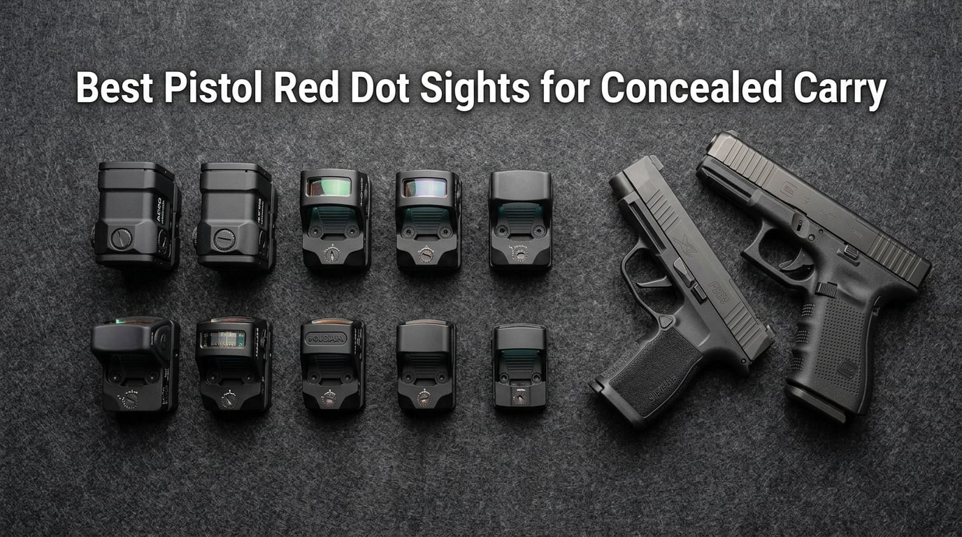 Best Pistol Red Dot Sights for Concealed Carry