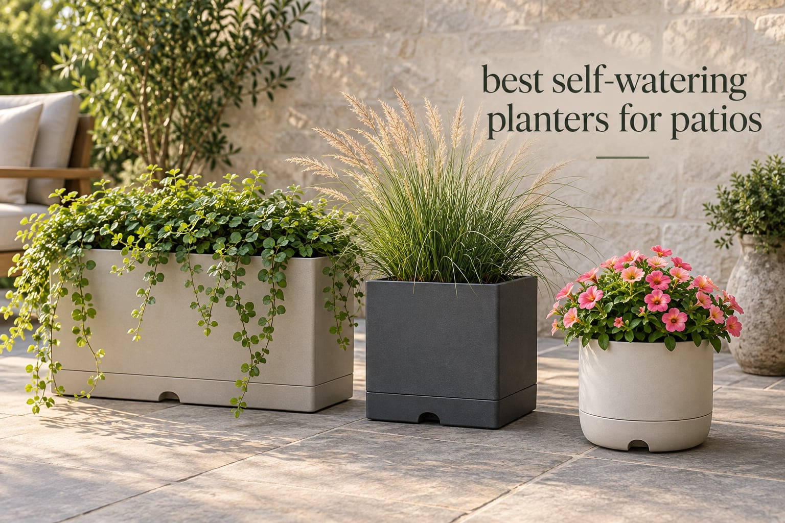 best self-watering planters for patios