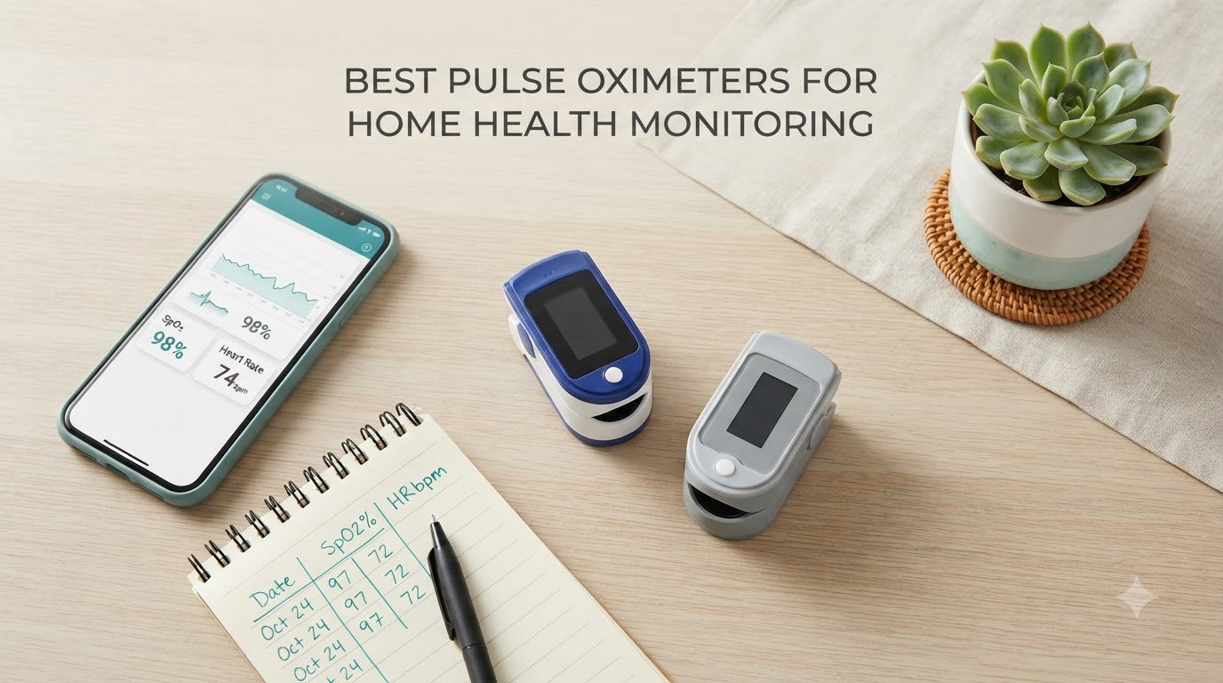 best pulse oximeters for home health monitoring