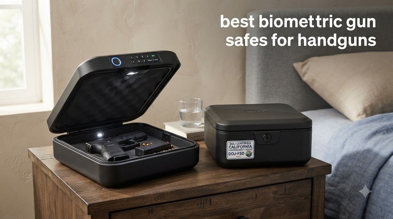 best biometric gun safes for handguns