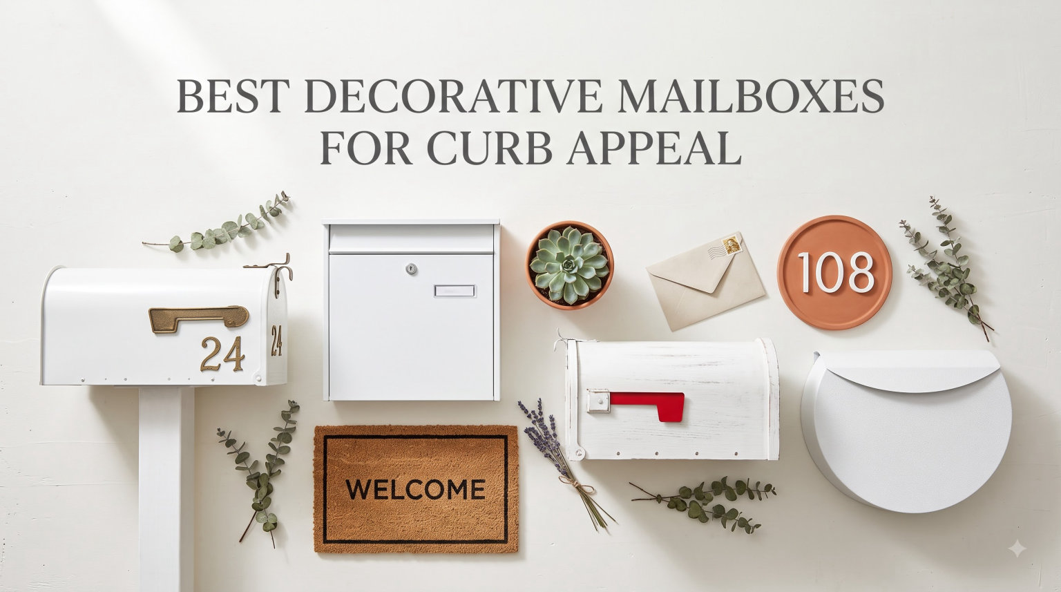best decorative mailboxes for curb appeal