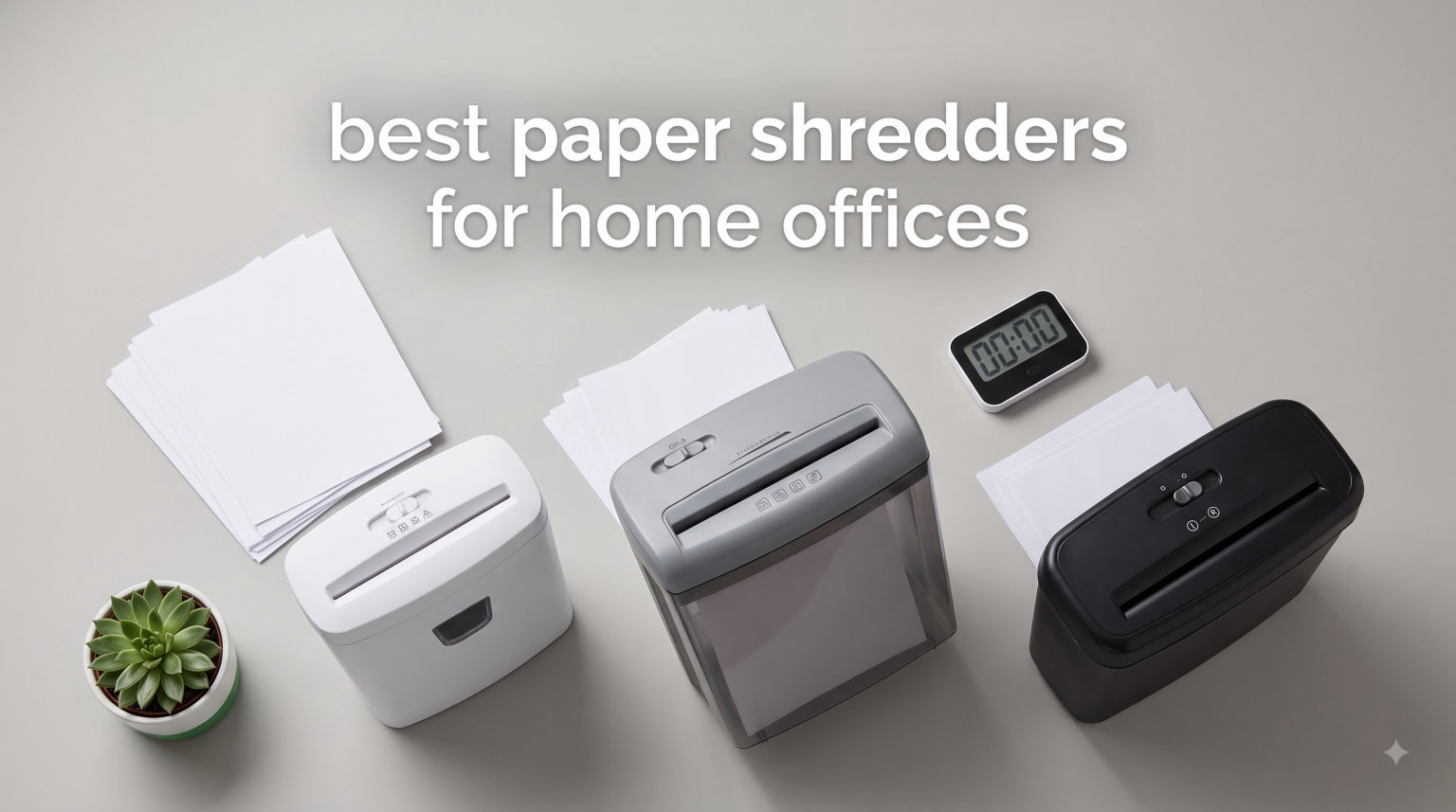 best paper shredders for home offices