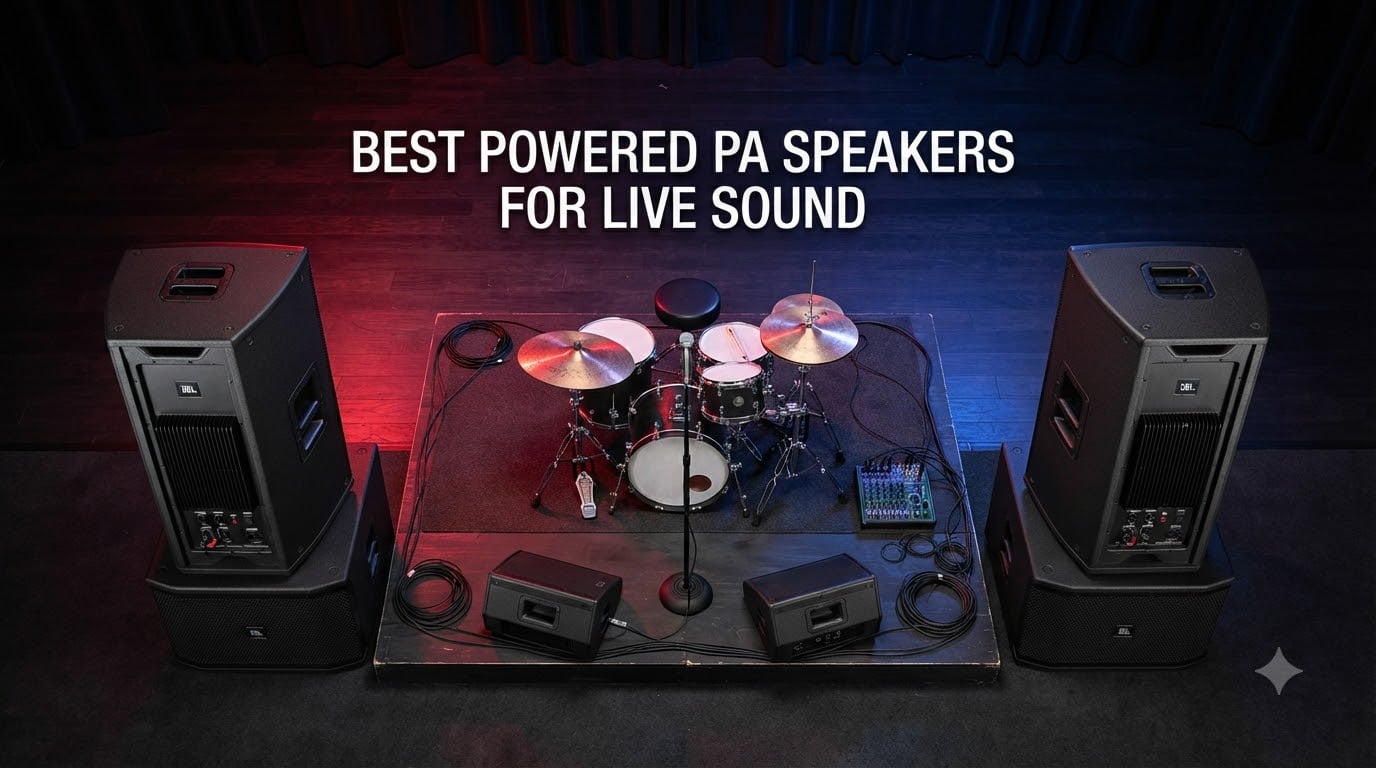 best powered PA speakers for live sound