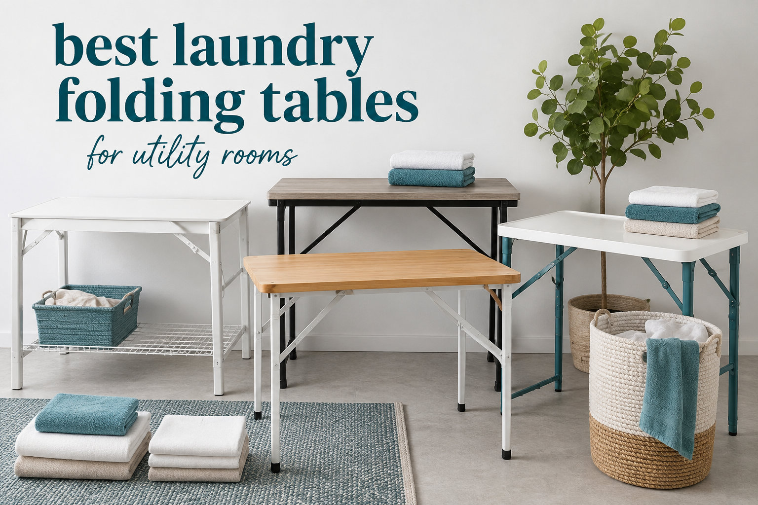 best laundry folding tables for utility rooms