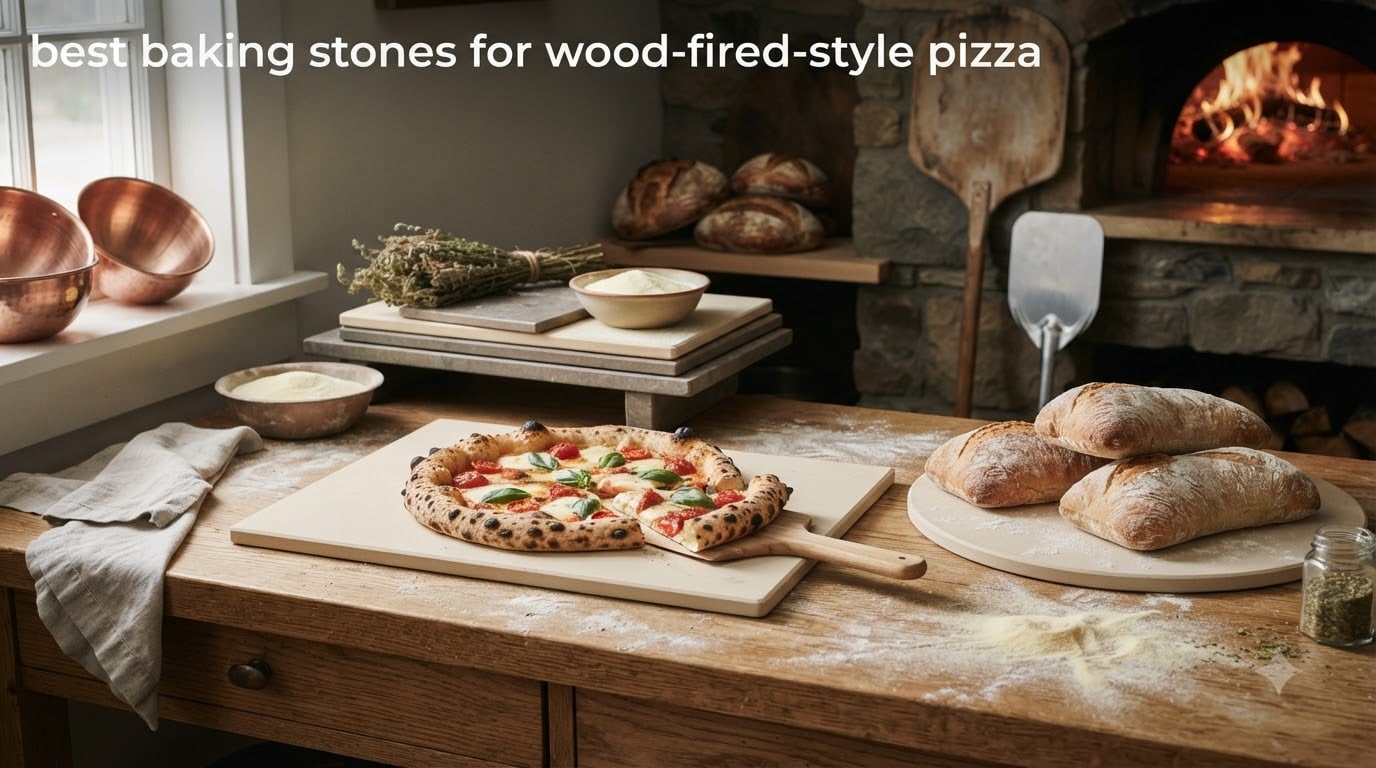 best baking stones for wood-fired-style pizza