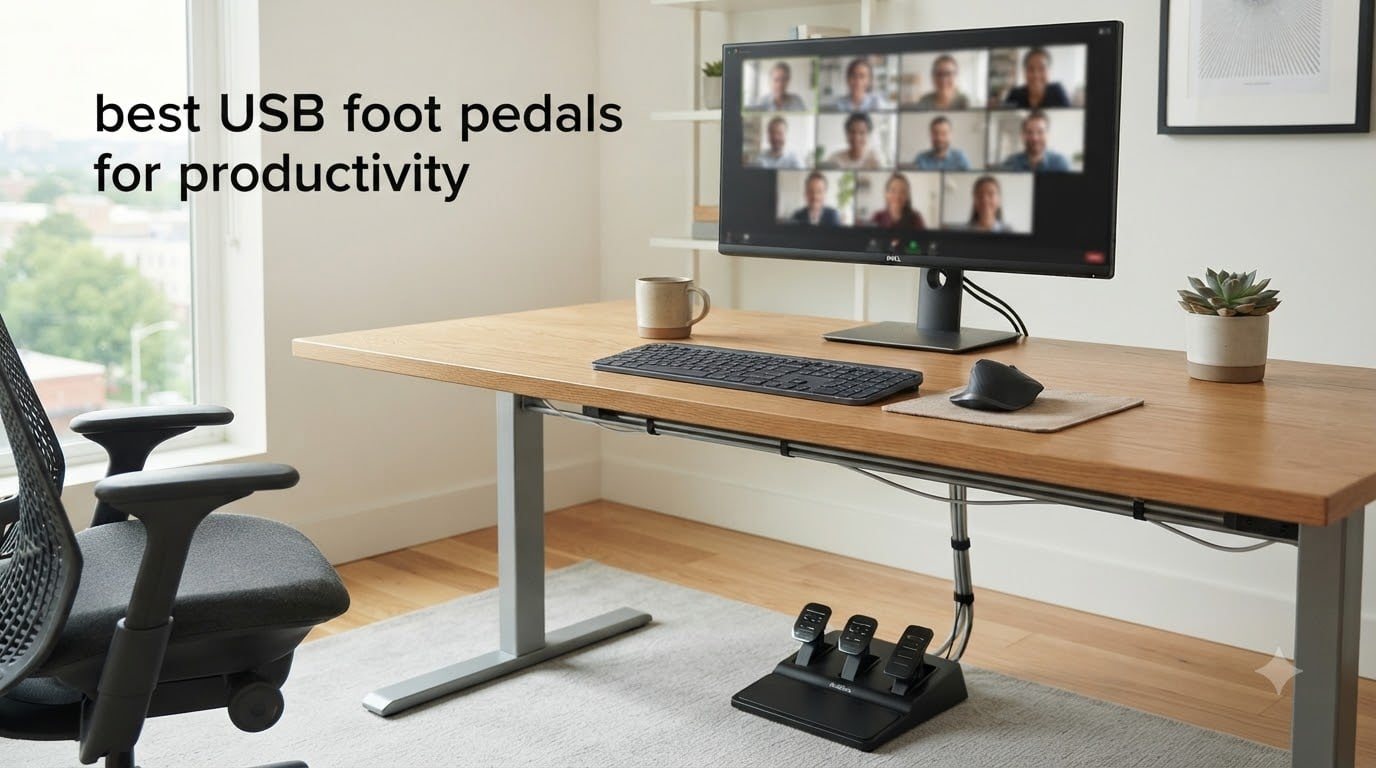 best USB foot pedals for productivity