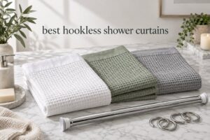best hookless shower curtains
