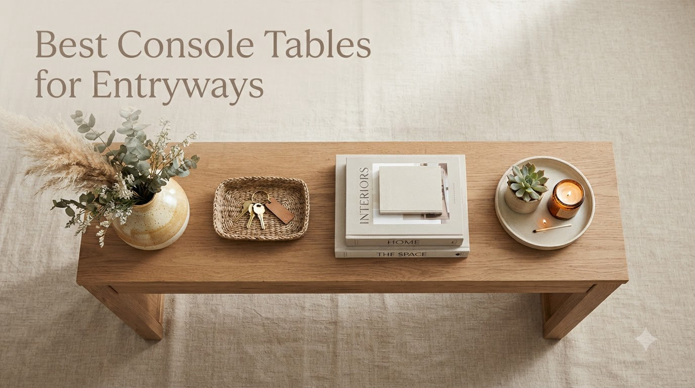 Best Console Tables for Entryways
