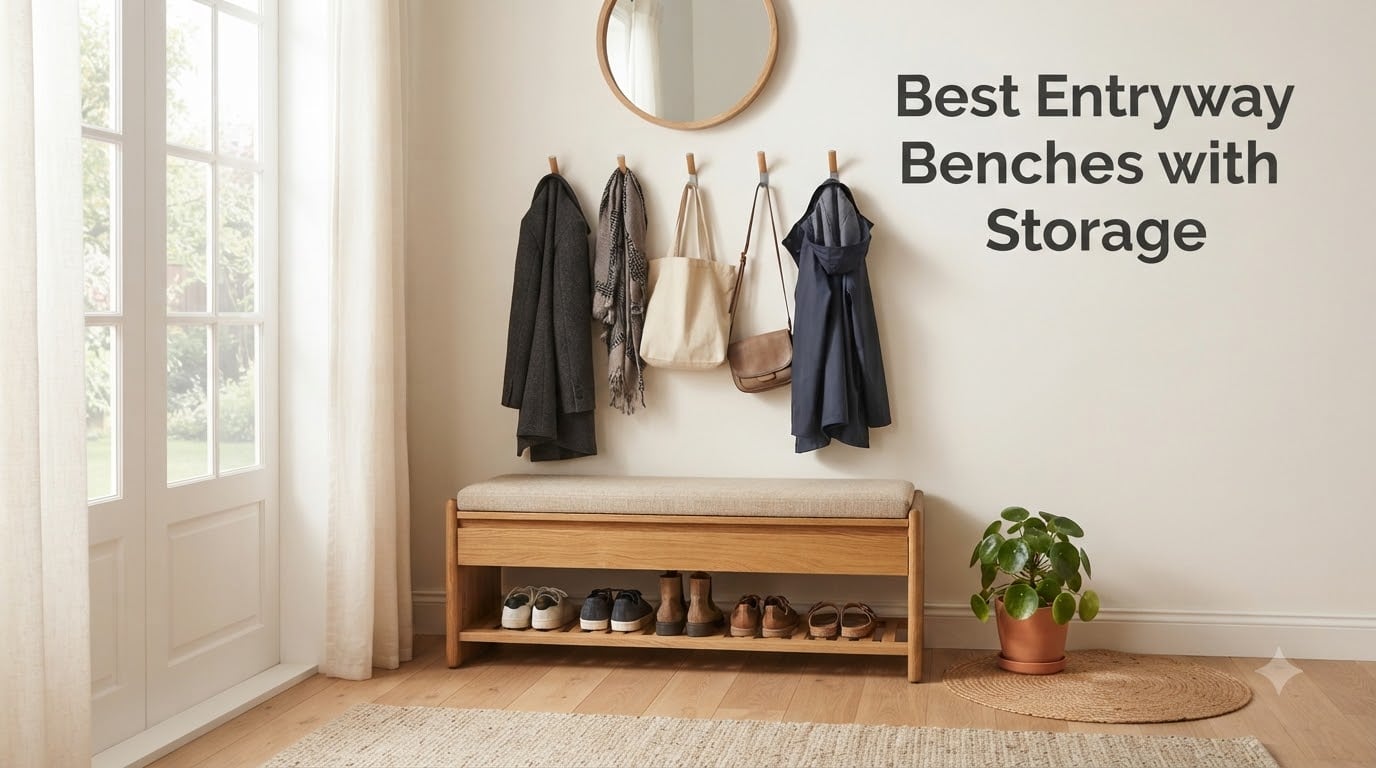 Best Entryway Benches with Storage