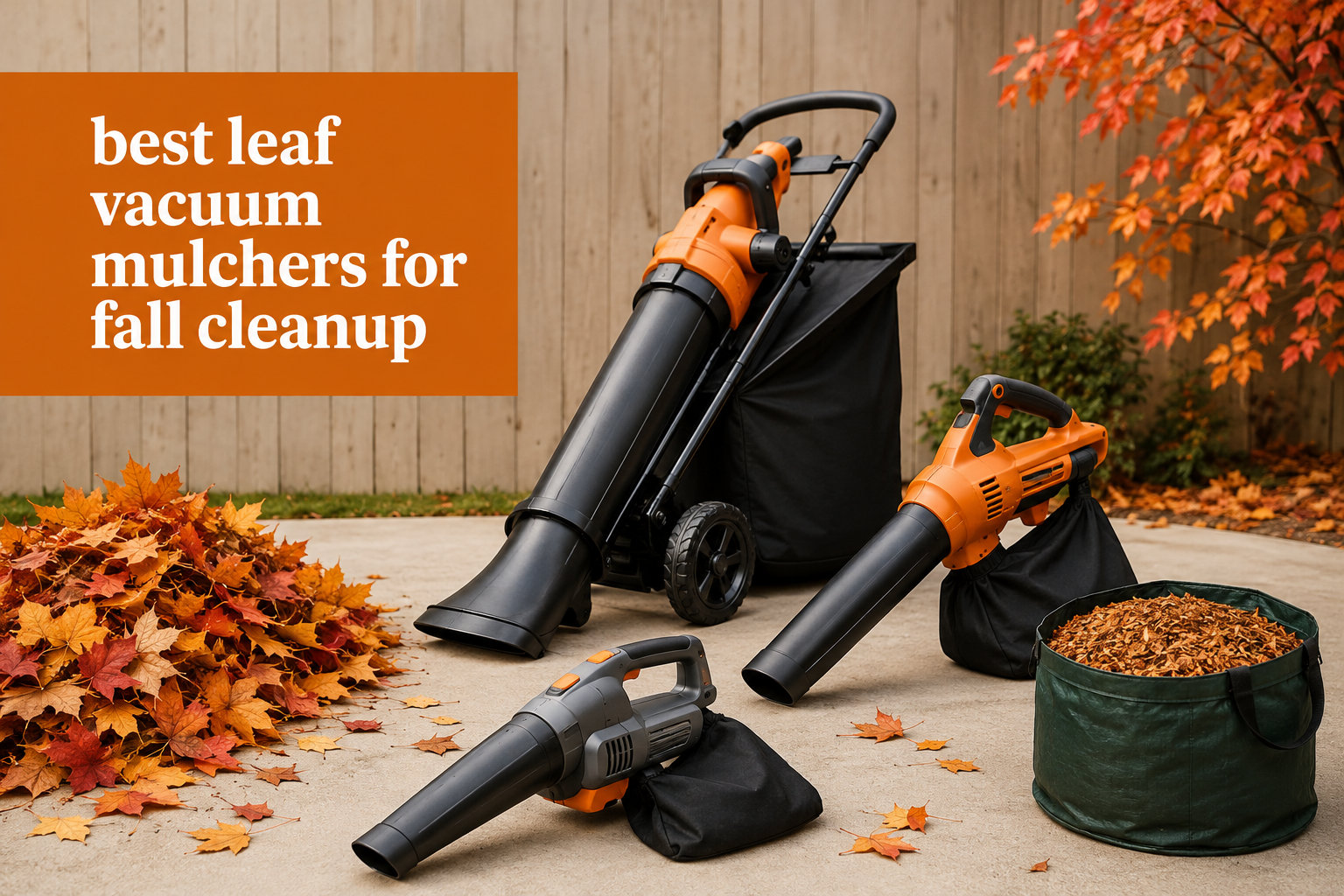 best leaf vacuum mulchers for fall cleanup
