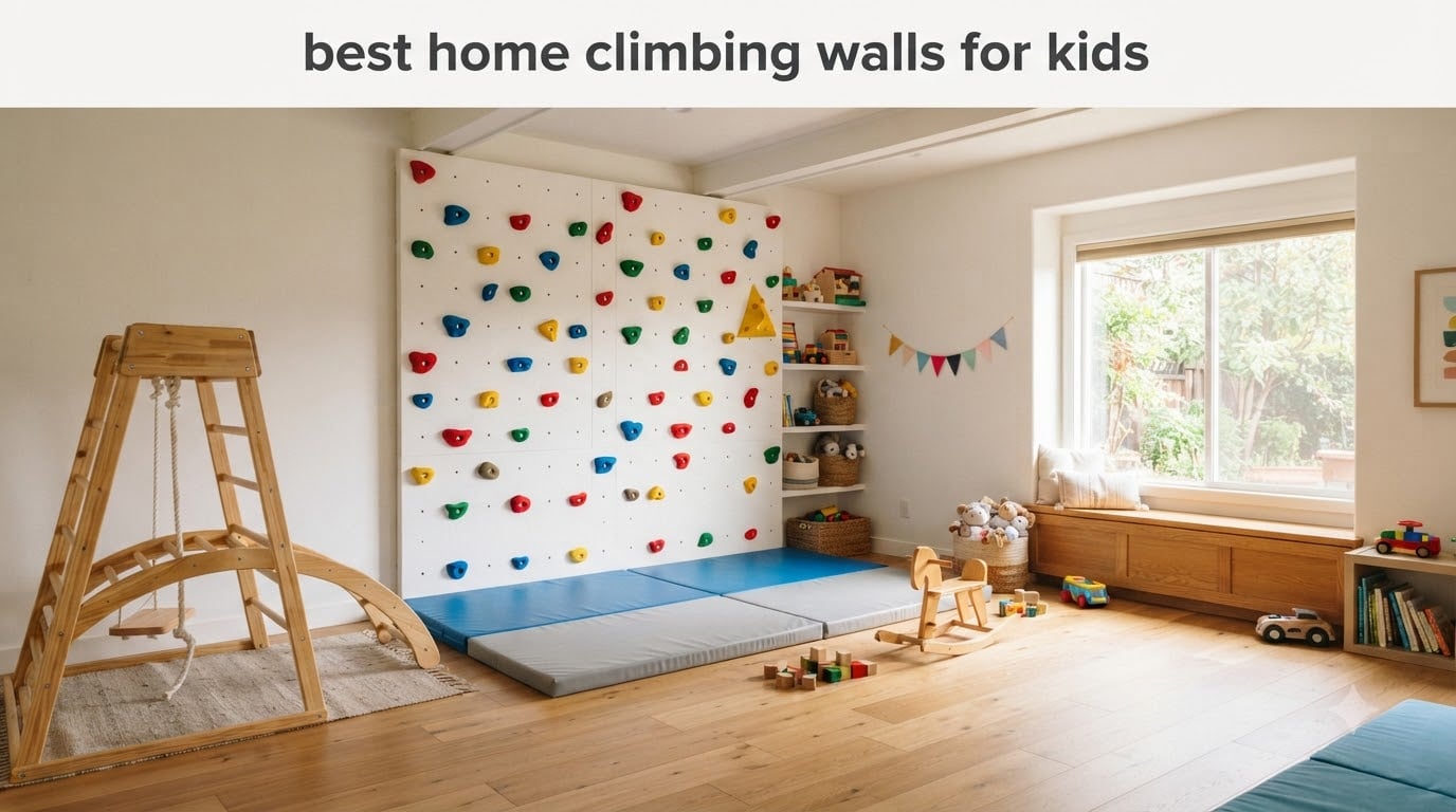 best home climbing walls for kids