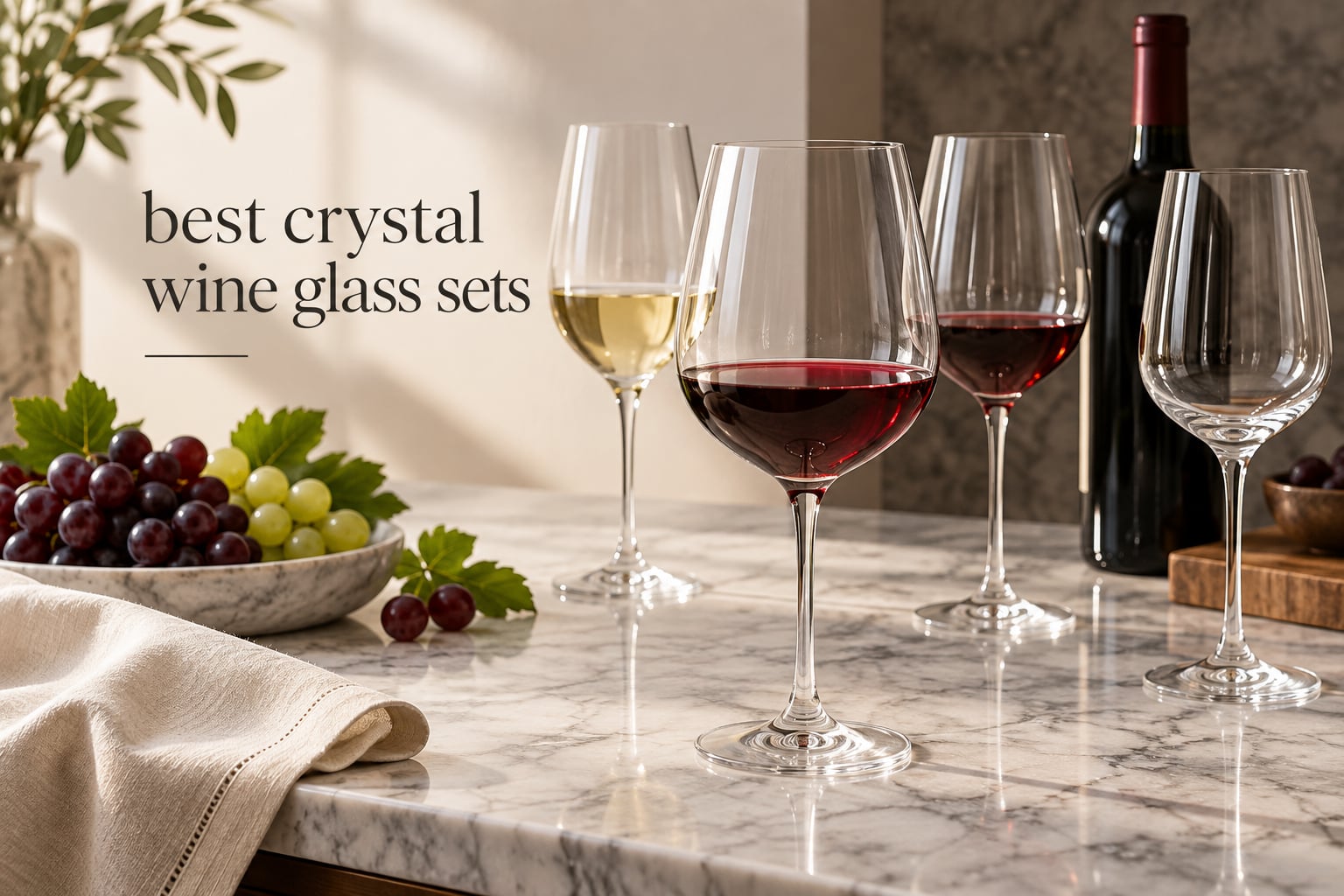 best crystal wine glass sets