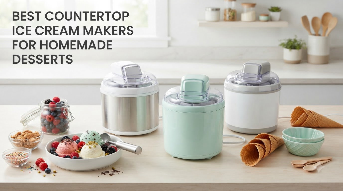 best countertop ice cream makers for homemade desserts