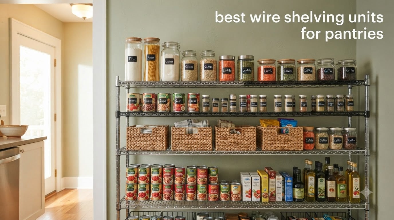 best wire shelving units for pantries