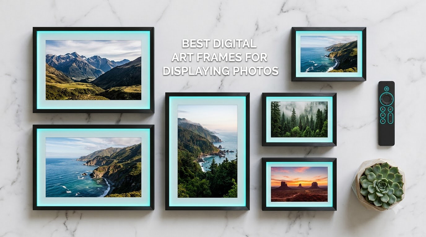 best digital art frames for displaying photos