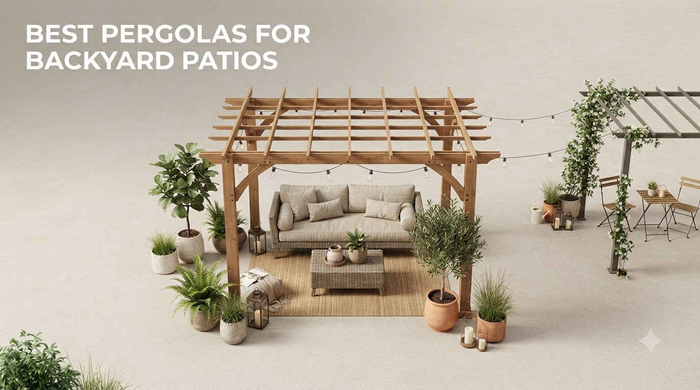 best pergolas for backyard patios