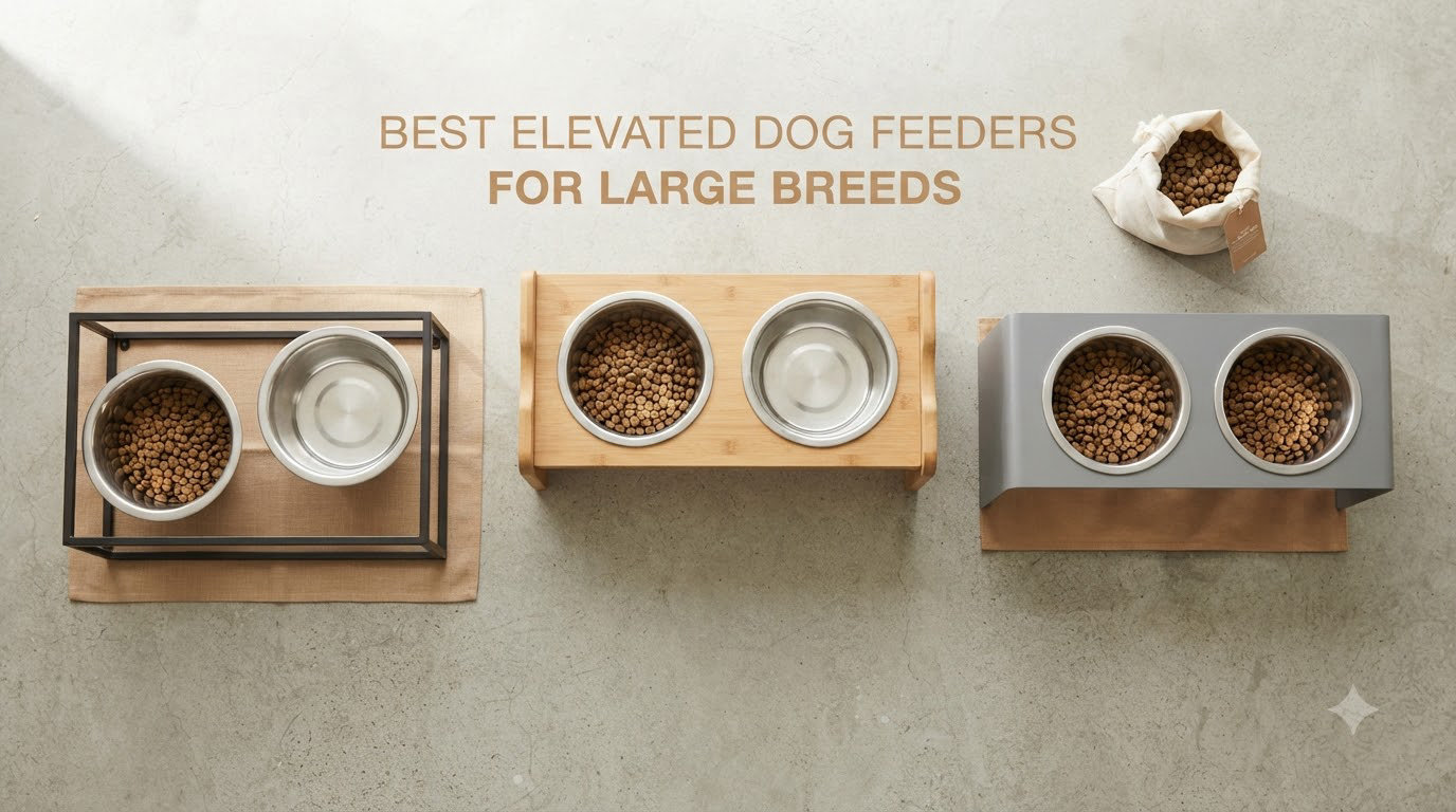 best elevated dog feeders for large breeds