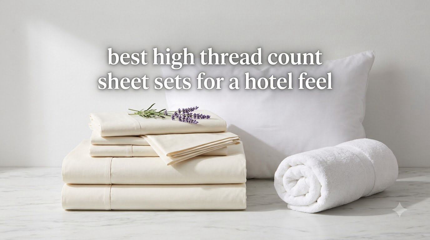 best high thread count sheet sets for a hotel feel