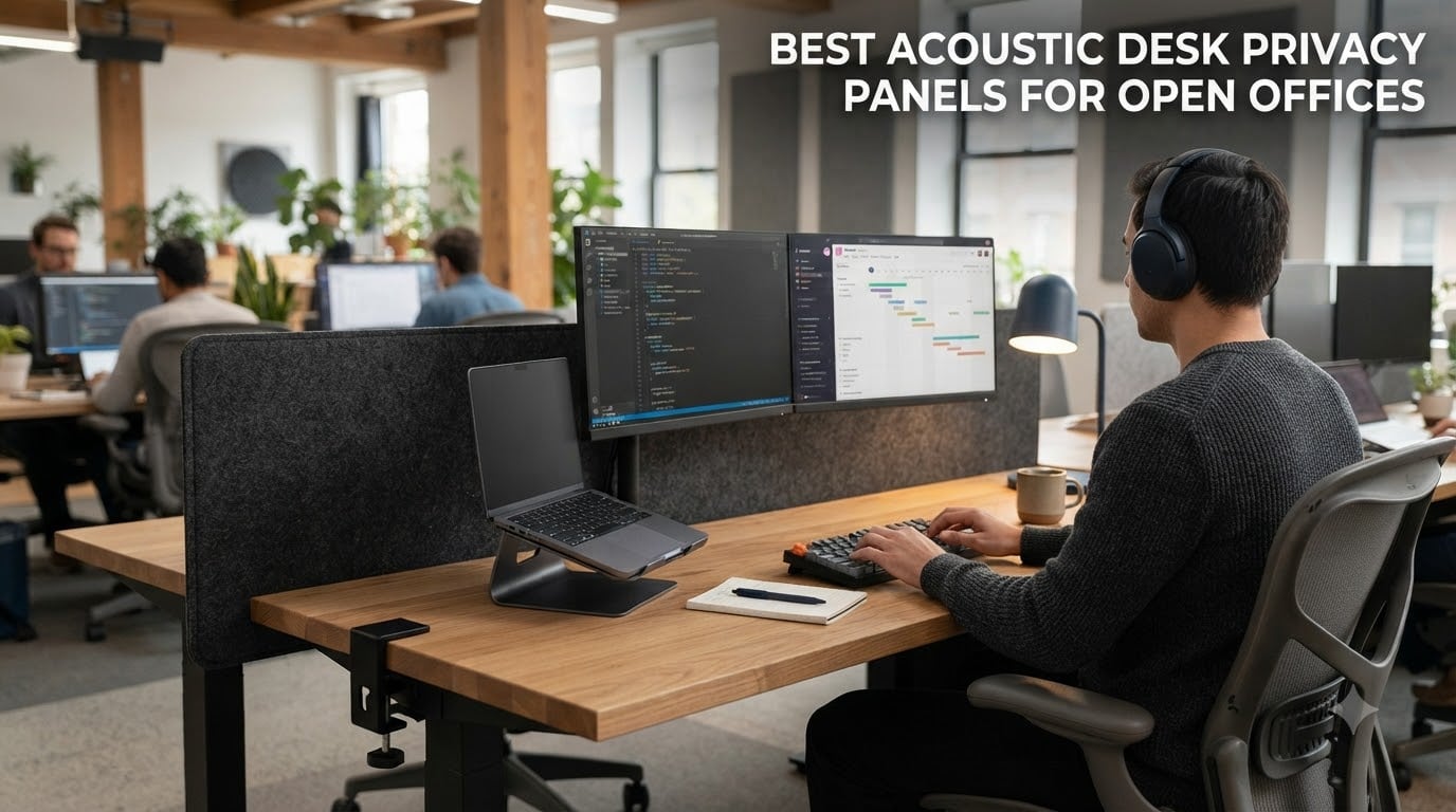 best acoustic desk privacy panels for open offices