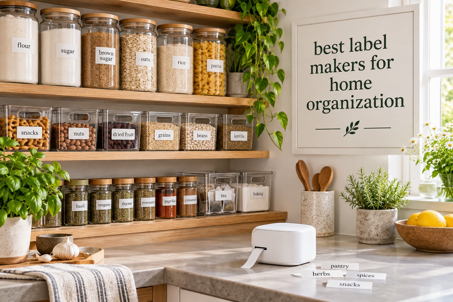 best label makers for home organization