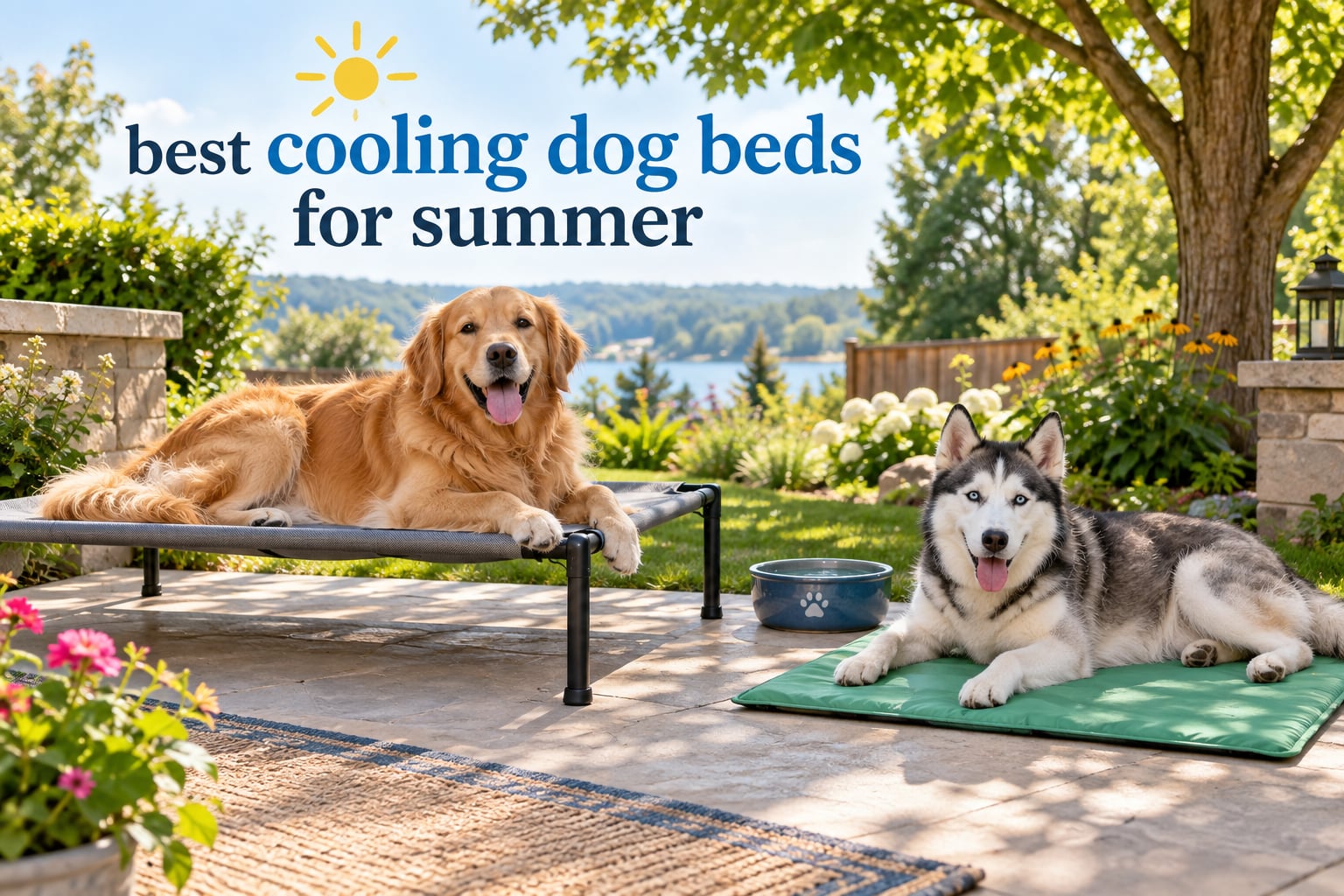 best cooling dog beds for summer