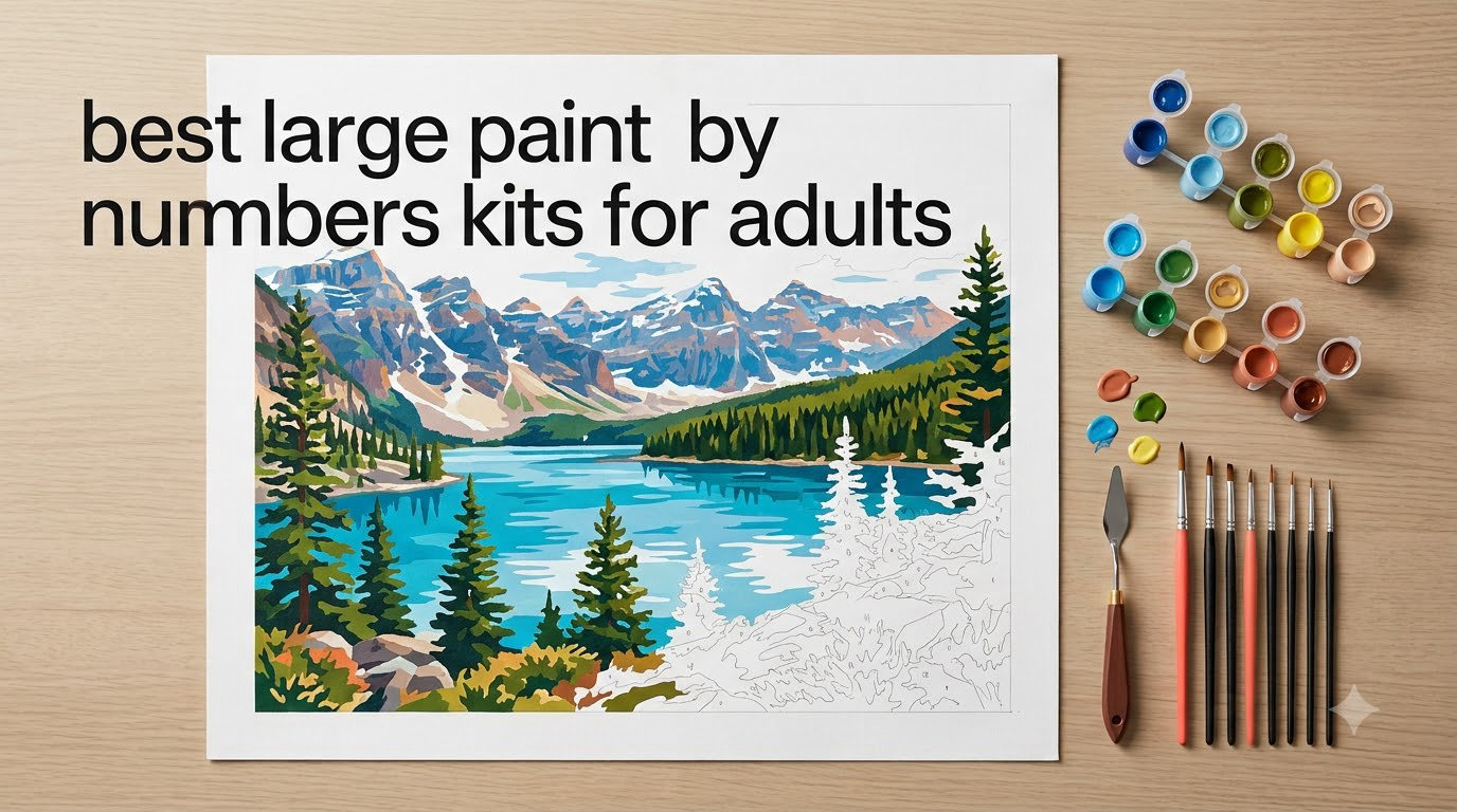 best large paint by numbers kits for adults