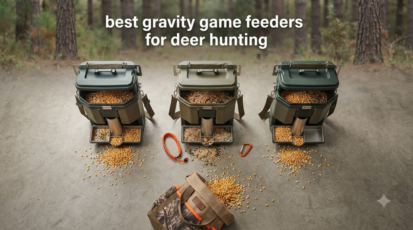 best gravity game feeders for deer hunting