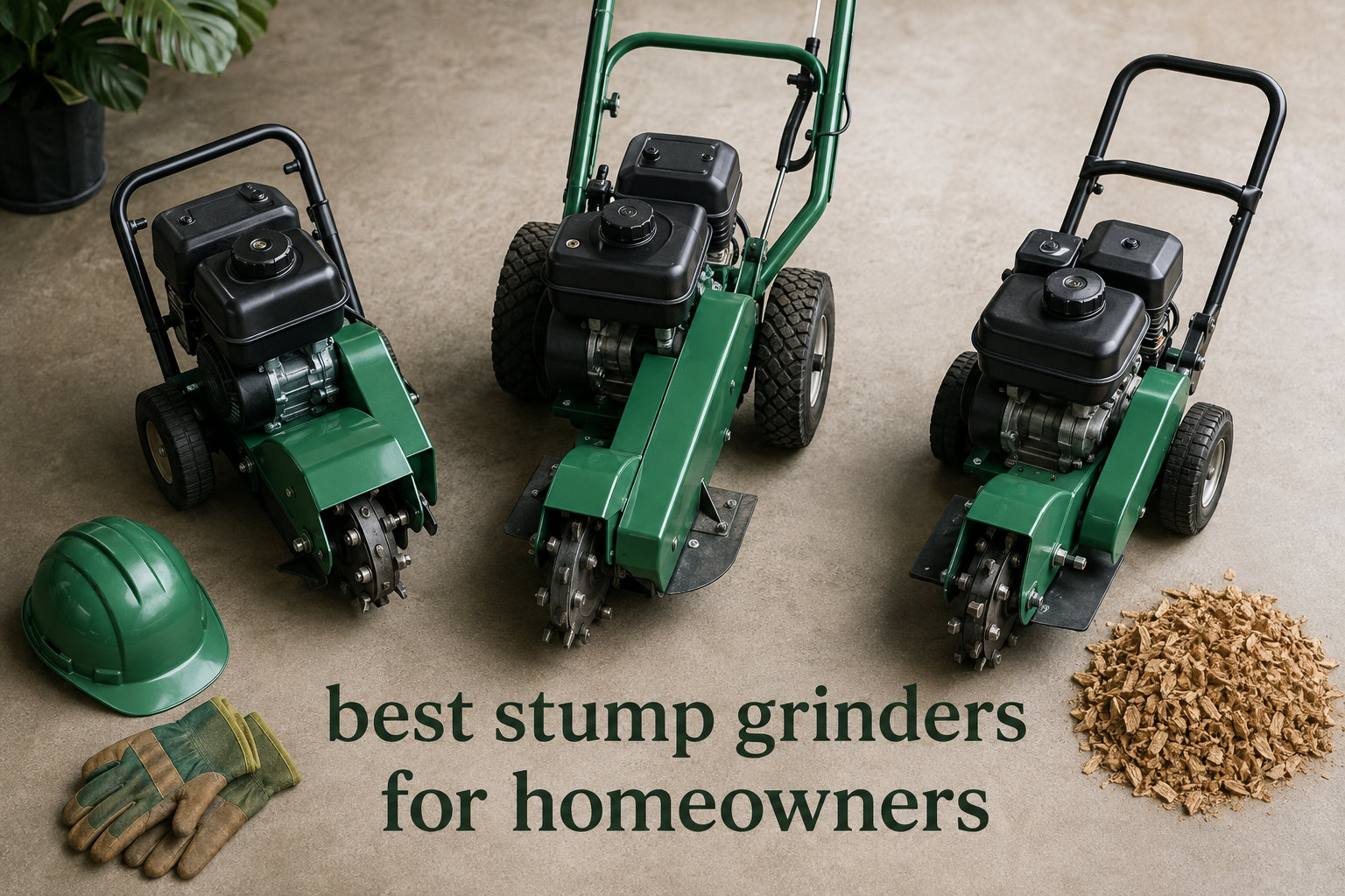 best stump grinders for homeowners