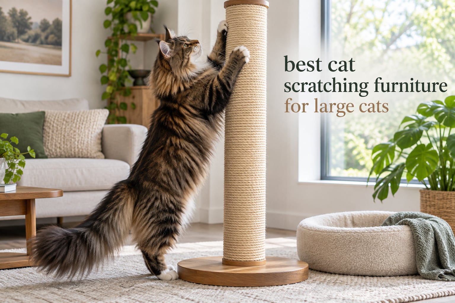 best cat scratching furniture for large cats