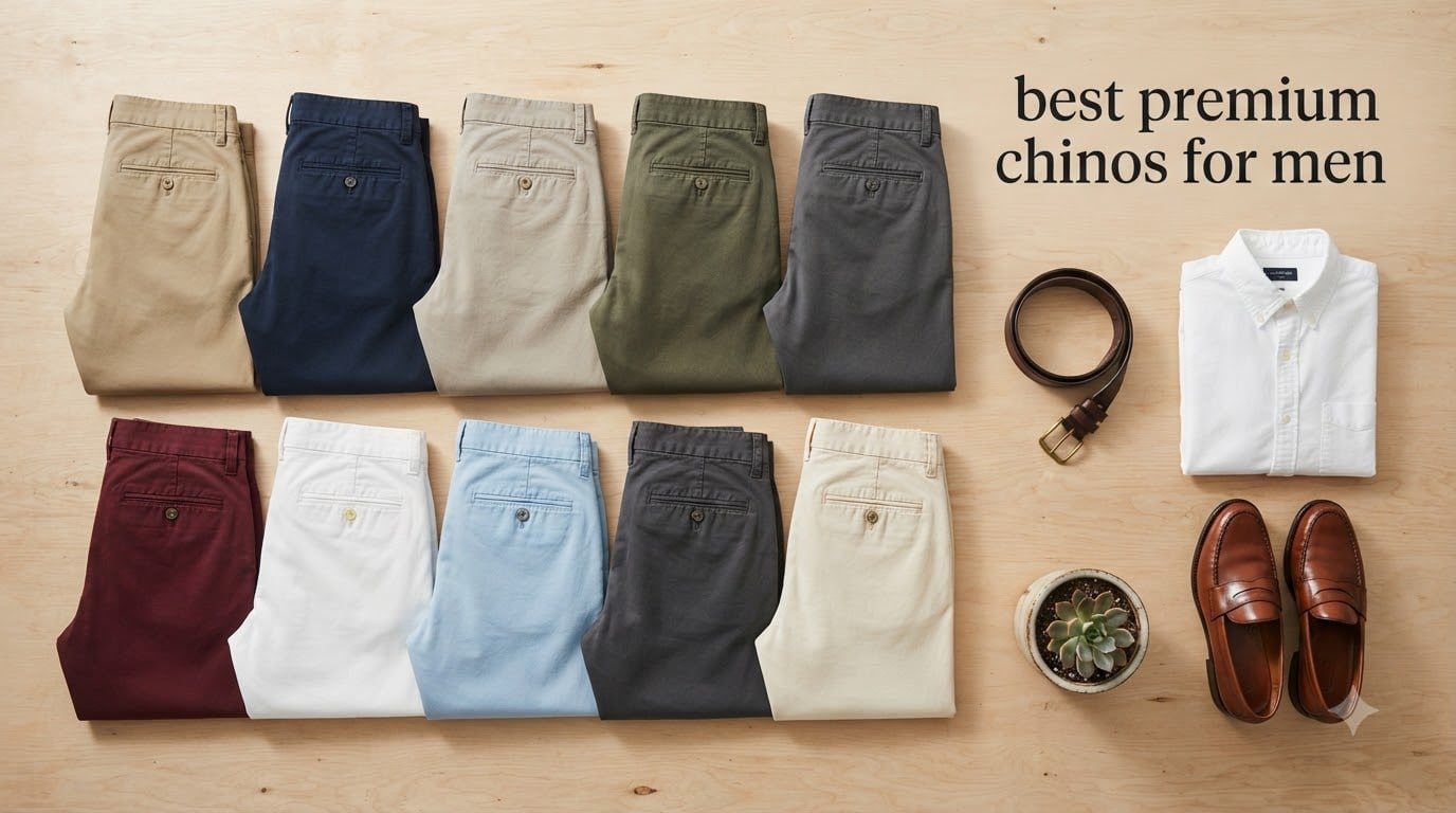 best premium chinos for men