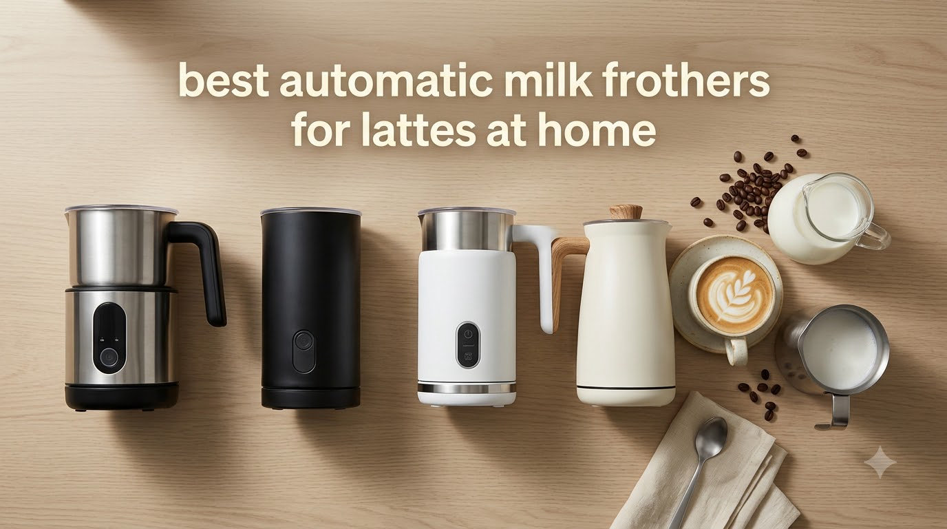 best automatic milk frothers for lattes at home