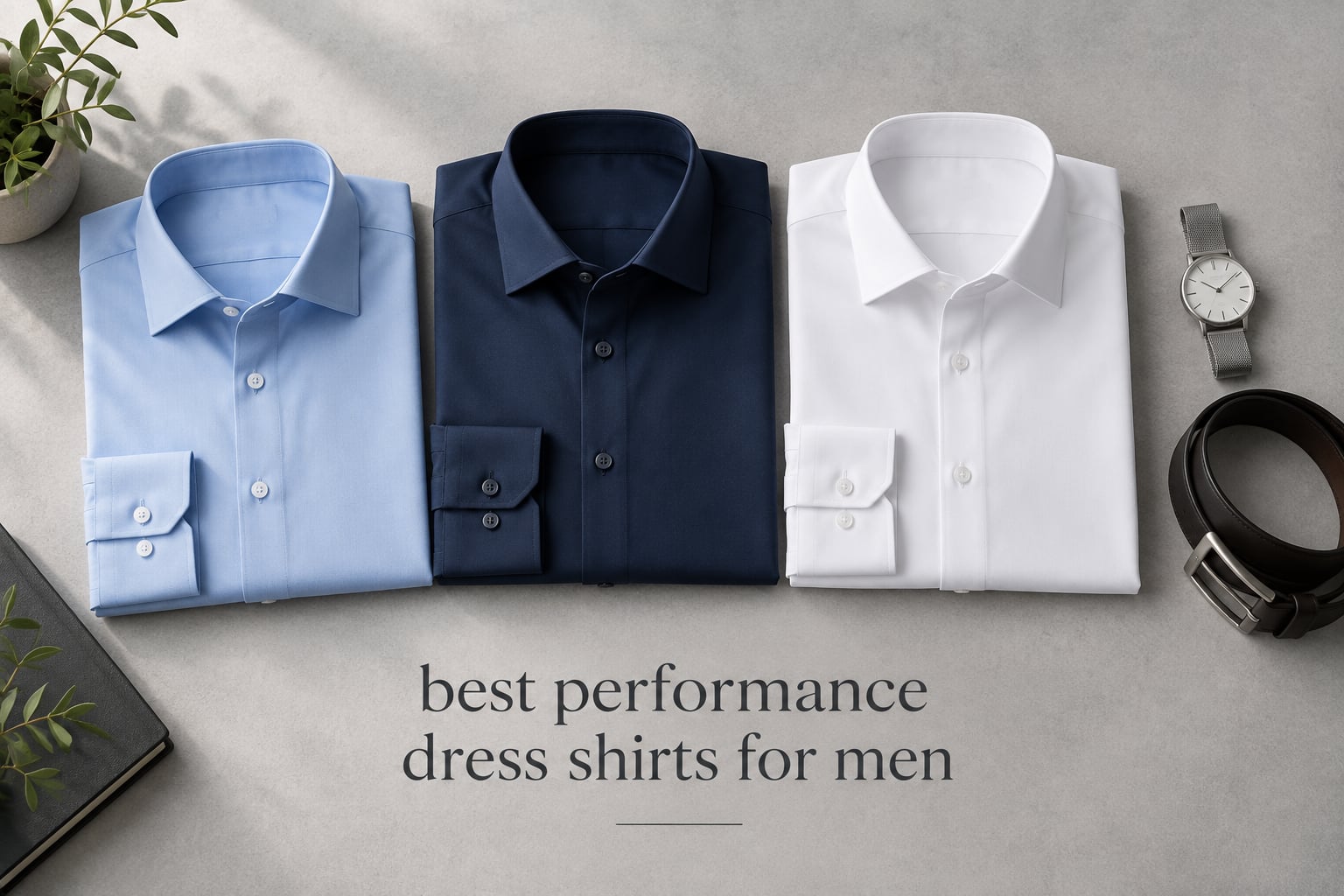 best performance dress shirts for men